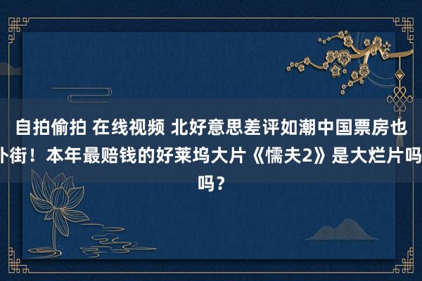 自拍偷拍 在线视频 北好意思差评如潮中国票房也扑街！本年最赔钱的好莱坞大片《懦夫2》是大烂片吗？