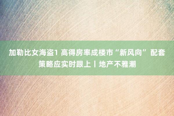 加勒比女海盗1 高得房率成楼市“新风向” 配套策略应实时跟上丨地产不雅潮