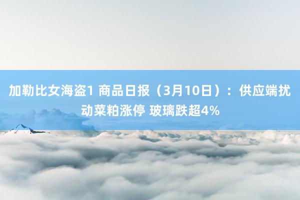 加勒比女海盗1 商品日报（3月10日）：供应端扰动菜粕涨停 玻璃跌超4%