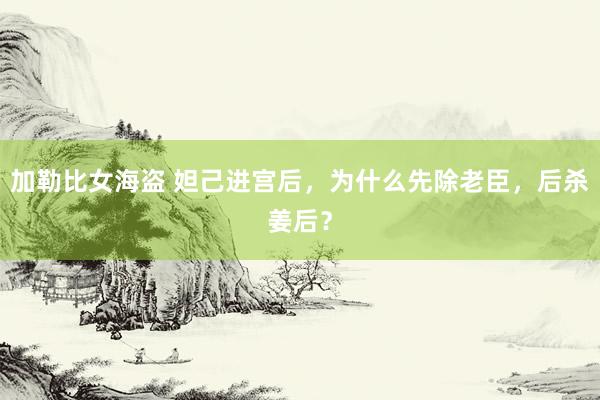 加勒比女海盗 妲己进宫后，为什么先除老臣，后杀姜后？