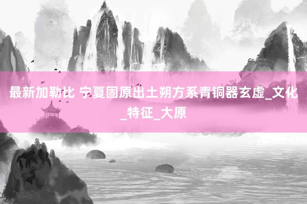 最新加勒比 宁夏固原出土朔方系青铜器玄虚_文化_特征_大原