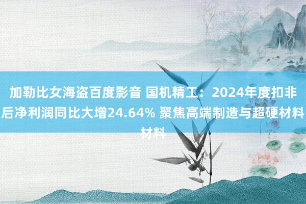 加勒比女海盗百度影音 国机精工：2024年度扣非后净利润同比大增24.64% 聚焦高端制造与超硬材料