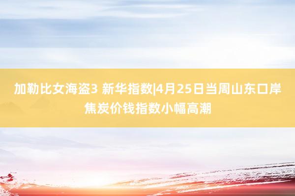 加勒比女海盗3 新华指数|4月25日当周山东口岸焦炭价钱指数小幅高潮